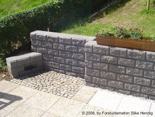 Hangbefestigung aus Stein